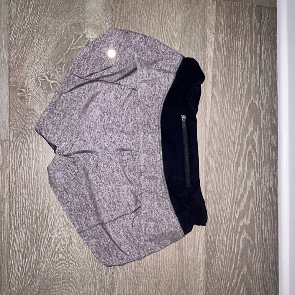 Gray and Black Athletic Shorts